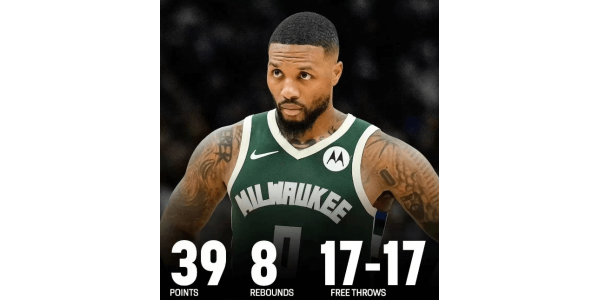 Lillard a établi un nouveau record dans l'histoire des Bucks à ses débuts