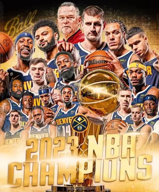 Félicitations aux Nuggets ! Félicitations Jokic ! Chaleur la saison prochaine allez !